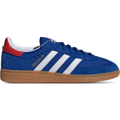 Adidas Handball Spezial Sneakers Heren - Blauw - Maat 44 - Mesh/Synthetisch