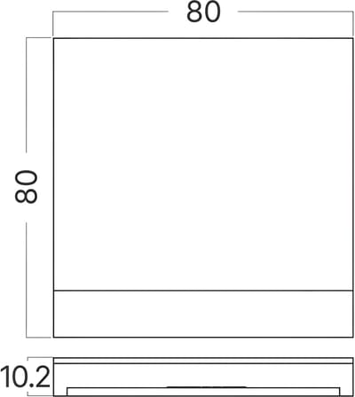 LED Trapspot - Brinton Stairflex 2 - Inbouw Trapverlichting Vierkant Zwart - 2W 200lm - Aanpasbare Lichtkleur 3000K-4000K-6500K