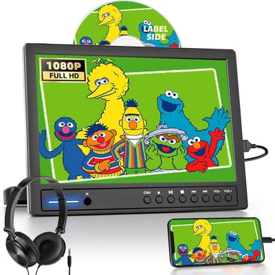Dvd-speler Auto - Hoofdsteun Video - Reis Vermaak - HDMI Ingang - 12.5 Inch Scherm - Zwart