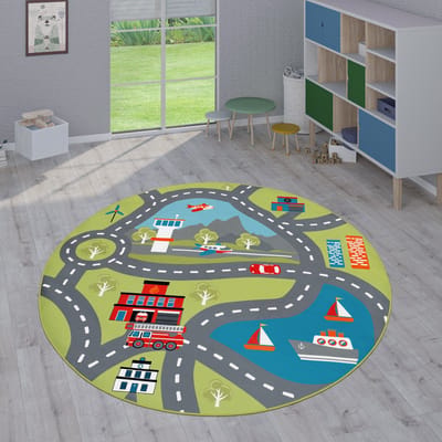 Paco Home Kindertapijt Laagpolige Vloerkleden Voor Kinderkamer Speelkleed Meerkleurig 200 cm Rund