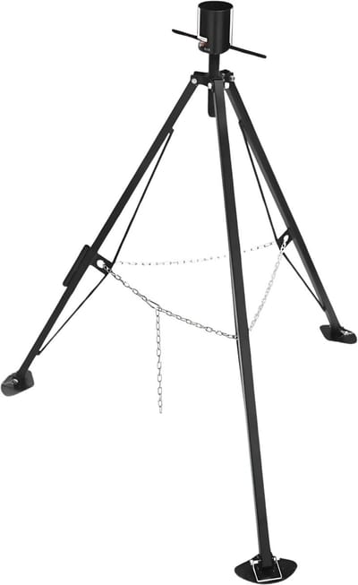 Camper stabilisatie steun - Stabilisator Krik - 880-1450 mm - 2,3 Ton - Campersteunen - Opvouwbaar Statief - Voor Caravan & Trailer