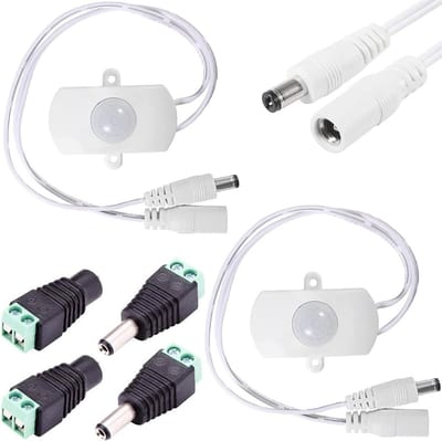 Mini PIR Bewegingsmelder DC 12V-24V voor LED Verlichting met Tijdinstelling