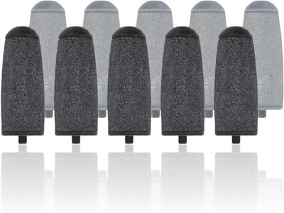 Rollers voor Electronic Eeltverwijderaar, Set van 10 Grove Fijne Navulroller Accessoires voor Voetverzorging - Pedicure Tool - Rollernavulkoppen