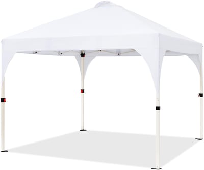 Opvouwbare Gazebo Partytent 3 x 3 m - Waterdicht en In Hoogte Verstelbaar met Draagtas