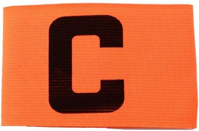 Aanvoerdersband Captainsband - C - Captain Aanvoerder Band - Fel Oranje - Senior | voetbal - Hockey - Volleybal - Honkbal | Heble