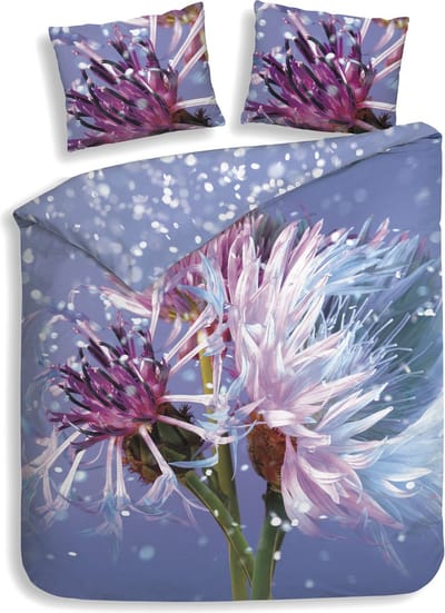 Heckettlane Cooper Dekbedovertrek - Lits-jumeaux - Bamboe - 240x200-220cm - Paars