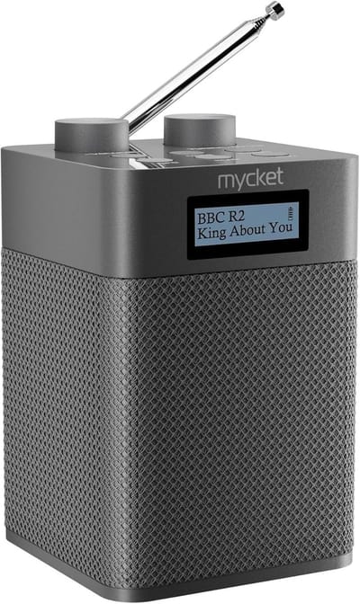 MELVRA DAB+ Radio - Digitale FM Radio - Draagbaar & Oplaadbaar - Bluetooth - 80 Voorkeurszenders - Hoofdtelefoonaansluiting - Voor Thuis & Op Reis
