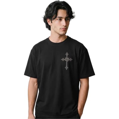 Mister Tee - Sacred Skin Oversize Heren Tshirt - L - Zwart