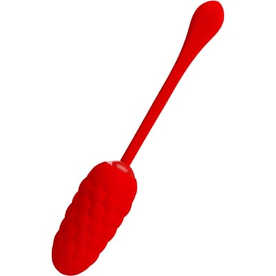 Pretty Love - Marina - Vibrerend Eitje met Nopjes - Handige Eénknopsbediening - Rood