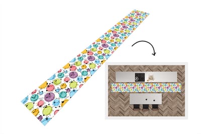 Keukenloper - Keukenmat - Schapen - Stippen - Patronen - 400x50 cm - Keuken vloerkleed