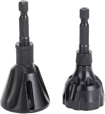 Dailygoods- Burr Verwijderaar - 2 Stuks - Precisie Gereedschap - Harde Tungsten Staal - Hex Shank 1/4 Inch - Geschikt voor Diverse Materialen - Burrschaaf