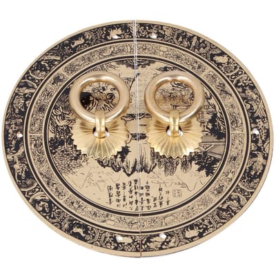 11cm Originaliteit Patroon Ladehandgreep Chinees Antiek Meubilair Messing Handgreep voor Thuis