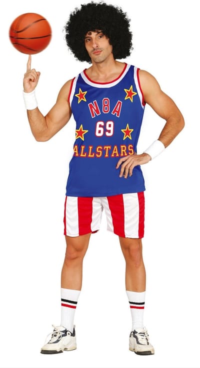 Fiestas Guirca - Basketball speler L (52-54) - Carnavalskleding - Carnaval - carnavalskleding 2027 - Carnaval kostuum