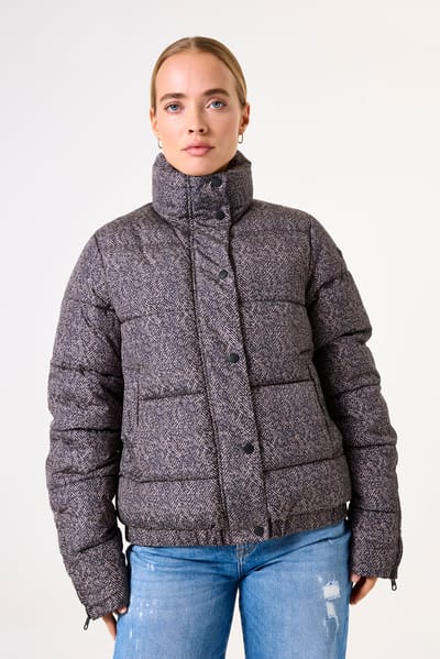 Cropped Gewatteerde Doudoune Dames Garcia