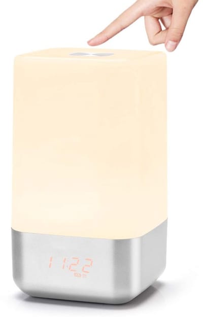 Dailygoody - Warkit Wake Up Light - Daglicht Wekker - Zonsopgangsimulatie - Compact formaat - Natuurlijke geluiden - Ideaal voor een ontspannen o