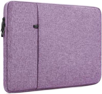 Beschermhoes voor MacBook Air 15 Inch (2026-2023) - Waterdichte Laptop Tas met Accessoire Compartment en Schokbestendige Bescherming (Violet)