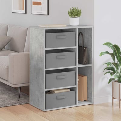 vidaXL - Dressoir - Betongrijs - 60 - x - 33,5 - x - 84 - cm