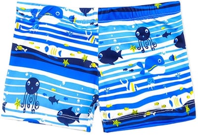 Dailygoods- Kinderbadpak Sneldrogend - Bedrukte Zwemshorts - Lichtgewicht Waterdicht - Elastische Tailleband - Veilig voor Kinderen - Perfect voor Strand - Zwemshort
