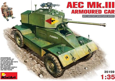 Gepantserde Auto Modelbouwset Militaire Voertuigen
