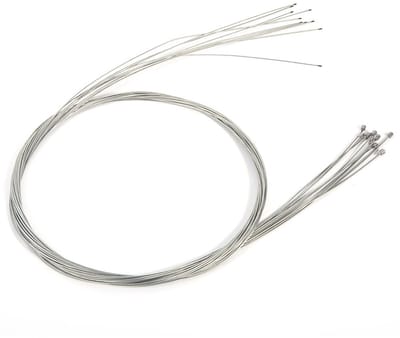 Dailygoody - Fietskabel - Verstelbare Schakelkabel - Staal - 10 Stuks - Geschikt voor de meeste fietsen - Zilver