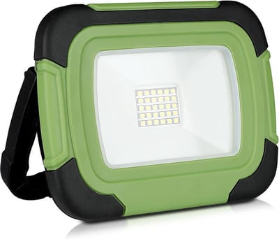 V-TAC VT-20-R Oplaadbare LED Schijnwerper - Samsung - Groen+Zwart - IP44 - 10W - 1400 Lumen - 6400K