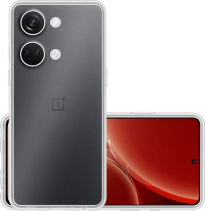 Hoesje - Geschikt voor OnePlus Nord 3 - Sterk & Shockproof - Hoes Cover - Siliconen Case - Transparant