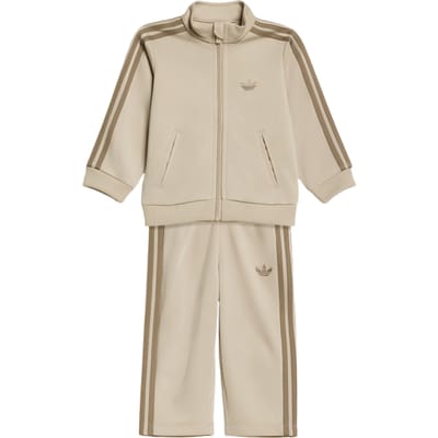 Adidas Firebird Trainingspakken Baby - Bruin - Maat 69 - 74 CM - Poly Tricot