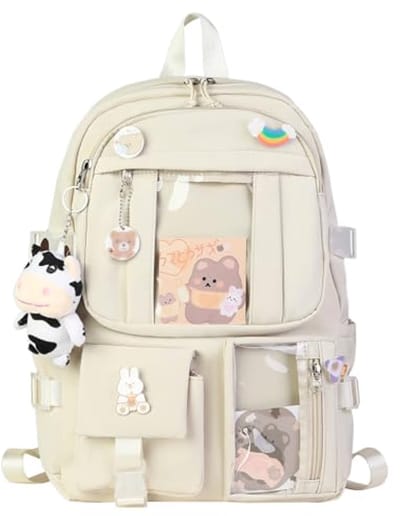 Kawaii Rugzak - Schattige Tas - School Spullen - Met Accessoires - 43 cm - Meerdere Kleuren