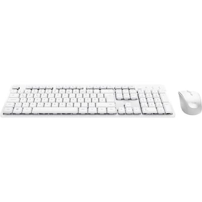 Trust ODY II WL KEYBOARD & MOUSE Set met toetsenbord en muis Draadloos, USB Numeriek toetsenbord QWERTZ, Duits Wit