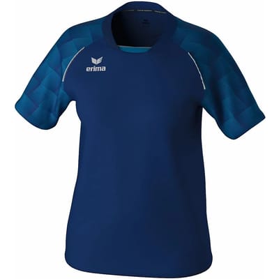 Erima Evo Star Shirt Korte Mouw Dames - New Navy / Mykonos | Maat: 34