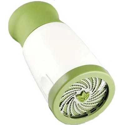 Handmatige kruidenmolen, kruidenmolen, peterselierasp, hakselaar, groentesnijder, koriandermolen, chili en koriander, keukengereedschap, gadget lichtgroene kleur
