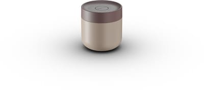 BergHOFF Home Nommie – Thermos Lunchbox - Food Jar 0.35L – Lekvrije Yoghurtbeker To Go – Isoleerbeker voor Soep - Dubbelwandige Isolatie - RVS Thermische Voedselcontainer – Houdt 6u Warm/Koud – Beige