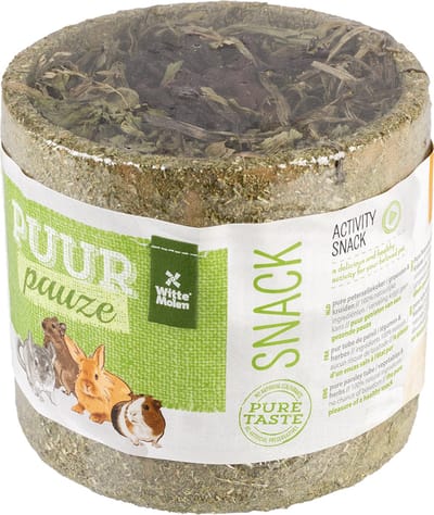 Witte Molen - Knaagdierensnack - Knaagdier - Puur Pauze Peterseliekoker Wortel & Weegbree 100g Groen - 1st