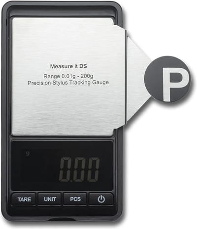 Pro-Ject Measure It DS Naalddrukmeter - Precisie Afstelling - Optimale Geluidskwaliteit - Duurzaam & Betrouwbaar - Zilver