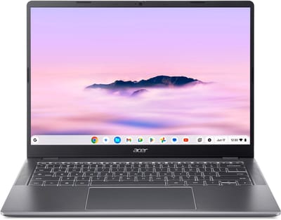 Acer Chromebook Plus 514 CB514-6HT-31LN - 14 inch Touchscreen - Core 3 - 8GB - 128GB - Verlicht toetsenbord - Grijs