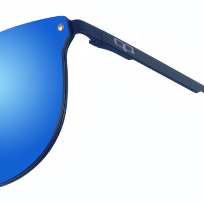Nieuwe unisex zonnebril Geri ovaal nylon