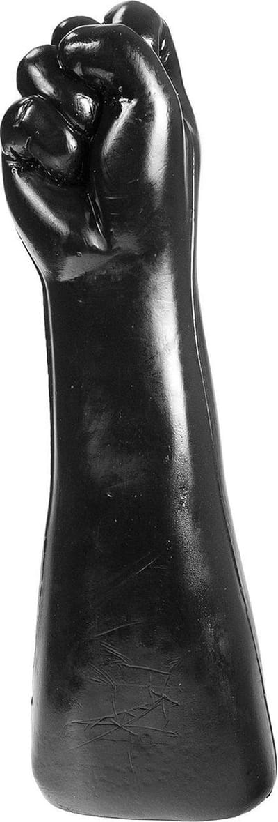 Dark Crystal Fisting Dildo 29 x 8,5 cm - zwart
