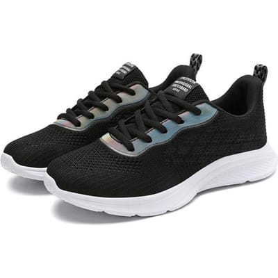 Baskets de Sport Légères pour Femmes Nouvel Arrivage Été Maille Respirante Chaussures Décontractées Femme Pointure 35 -41 Support Dropshipping 40 noir