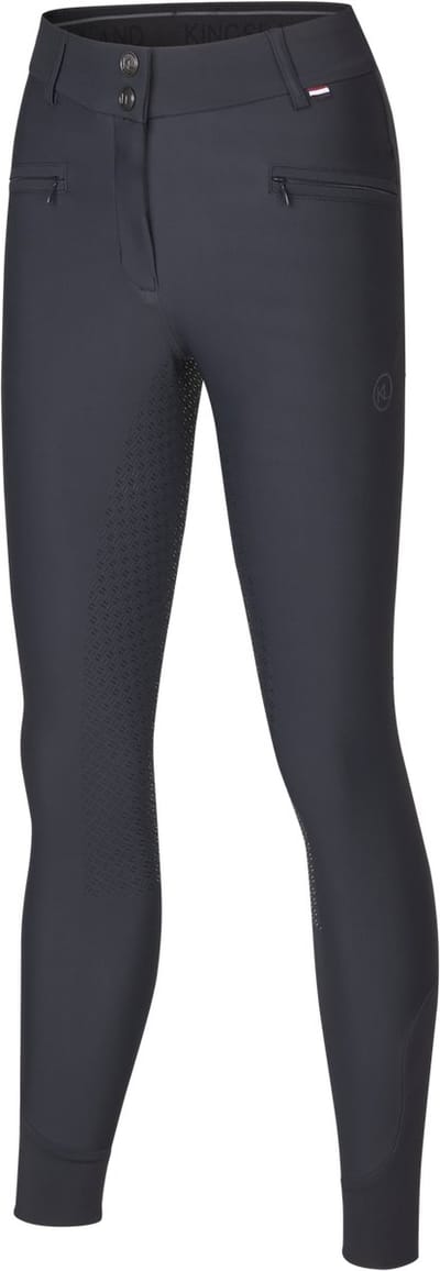 Kingsland KLKerry Dames Naadloze Full Grip Rijbroek S Navy