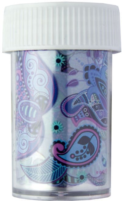 DRM Transferfolie Nageldecoratie 100cm. Transparant Color 12-7