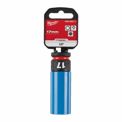 Milwaukee SHOCKWAVE™ Impact Duty - Auto Dopsleutel - 17mm - 1/2" - Chroom-molybdeen