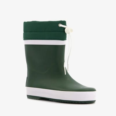 Mountain Peak kinder regenlaarzen - Groen - 100% stof- en waterdicht - Maat 23