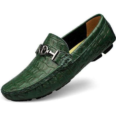 Lente en Herfst Gommino Heren Britse Instappers Echte Leer Instappers Casual Mode Leren Schoenen Grote Maten Zakelijke Herenschoenen 46 black