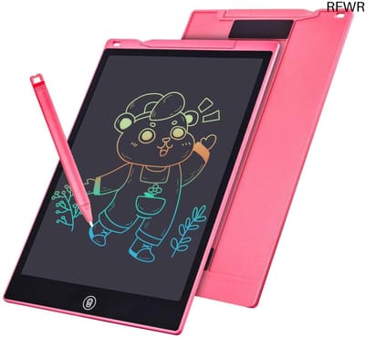 LCD Schrijftablet - Tekentablet Grafisch - Kinderen Leren Tekenen - Kleuren Scherm - 12 Inch - Roze