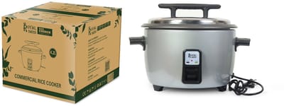 Royal Swiss® Rijstkoker 4.2L – Grote Capaciteit – Warmhoudfunctie – Geschikt voor Horeca & Groot Gezin