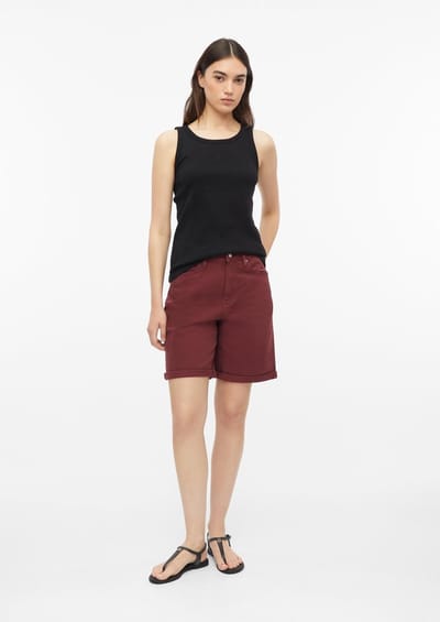 s.Oliver - female - Suri denim shorts / normale pasvorm / hoog model