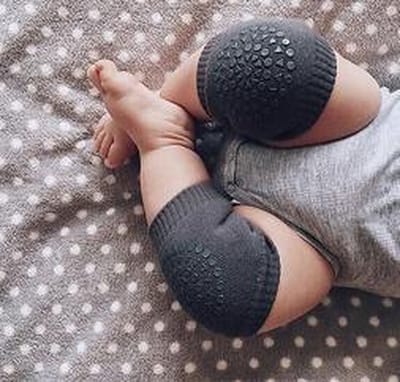 Daily Goods - Kniebeschermers voor kind of baby (anti slip) - grijs