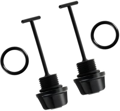 Dailygoods- Afvoerdop ABS Zwart - O-ring - Compatibel met Kawasaki - Onderdeelnummer 92066-3783-6Z - Schaalmodel 1200 STX-R - Ultra 150 - 800 SX-R - Afvoerplug