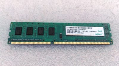 Apacer – 2GB DDR3 1333MHz DIMM Desktop Geheugen (PC3-10600, CL9) – Betrouwbaar & Compatibel