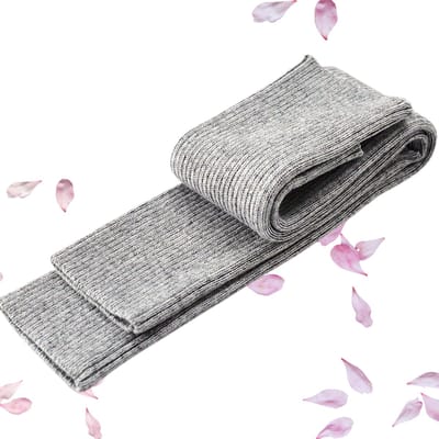 Livano Armwarmers - Polswarmers - Armwarmers Dames - Duimopening - Wol - Armstukken - Winter - Lichtgrijs - Elastisch